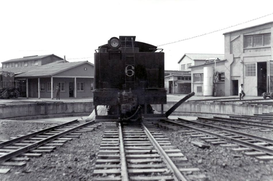 Locomotora N°6 de la Braden Copper, Rancagua, ca. 1930