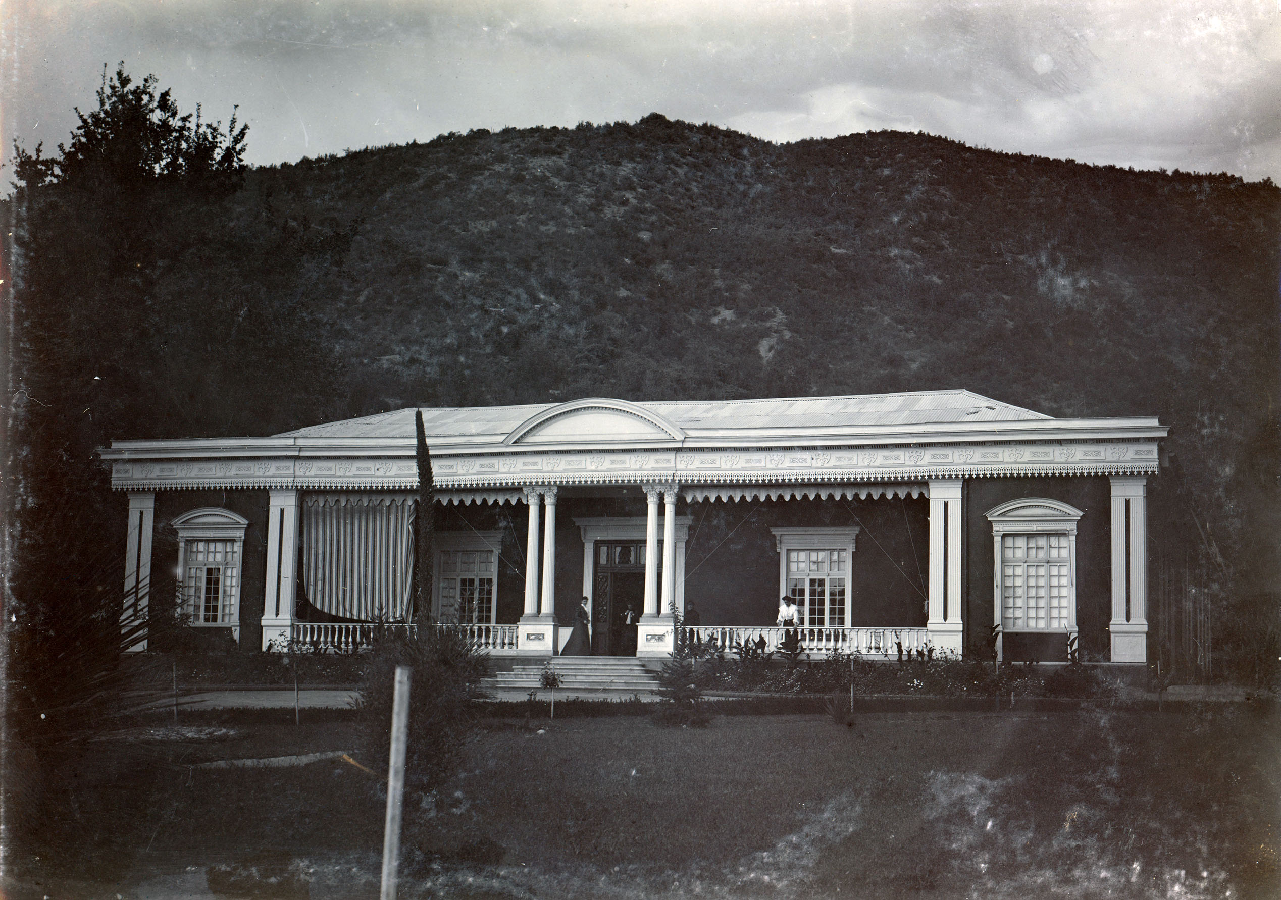 Casona de Francisco Subercaseaux en Pirque, ca. 1904