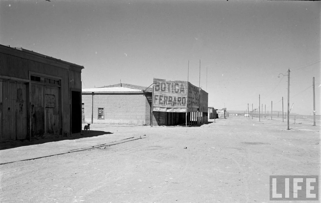Salitrera desconocida, 1950