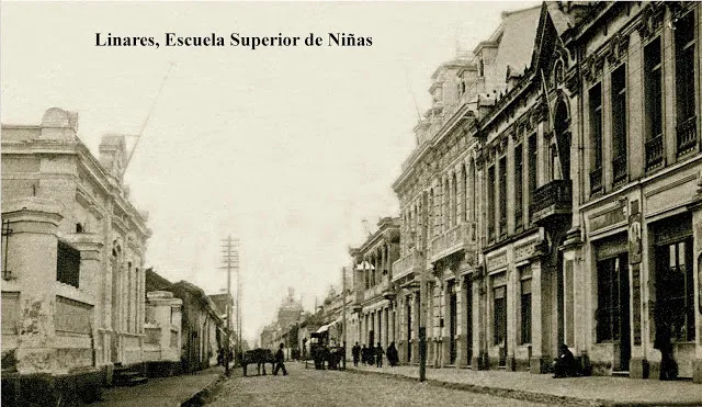 Palacio Rozas de Linares en 1920