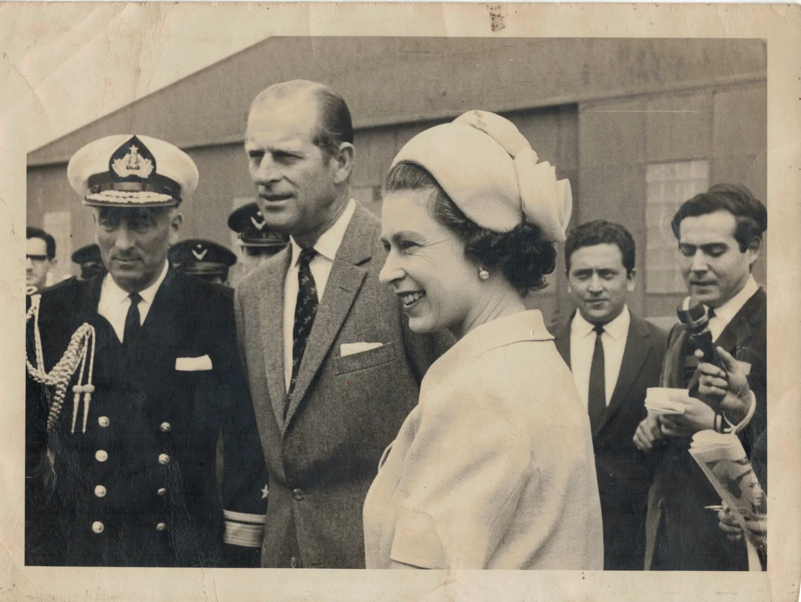 Reina Isabel en Base Aérea de Quintero, 1968