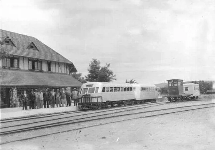 Casa Estación Quintero en 1950