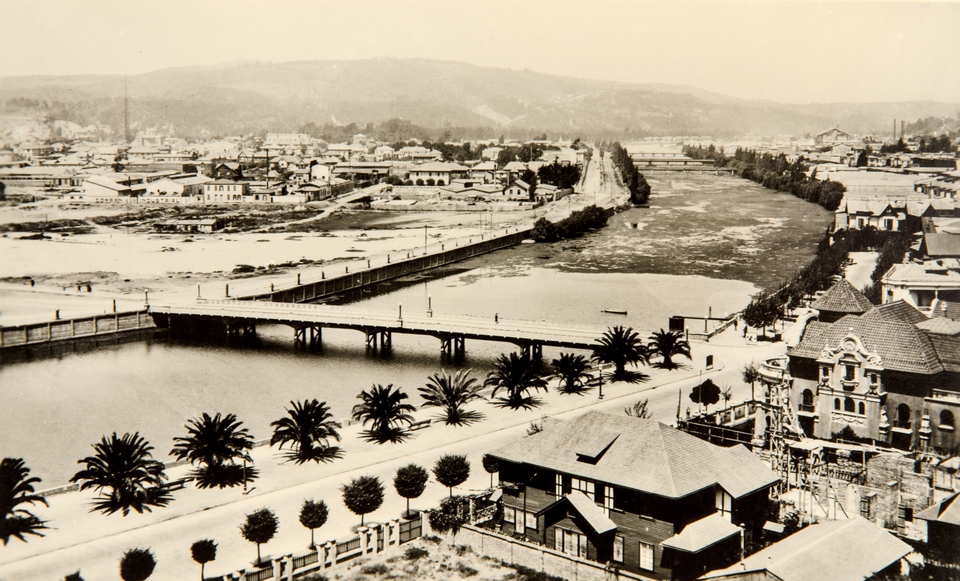Estero Marga Marga, Viña del Mar en 1928