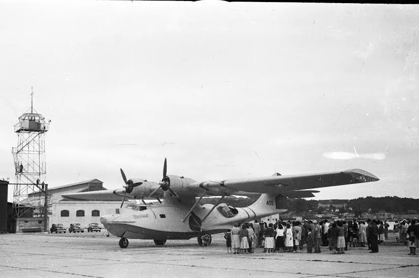 Llegada del Manutara a Quintero, 1951