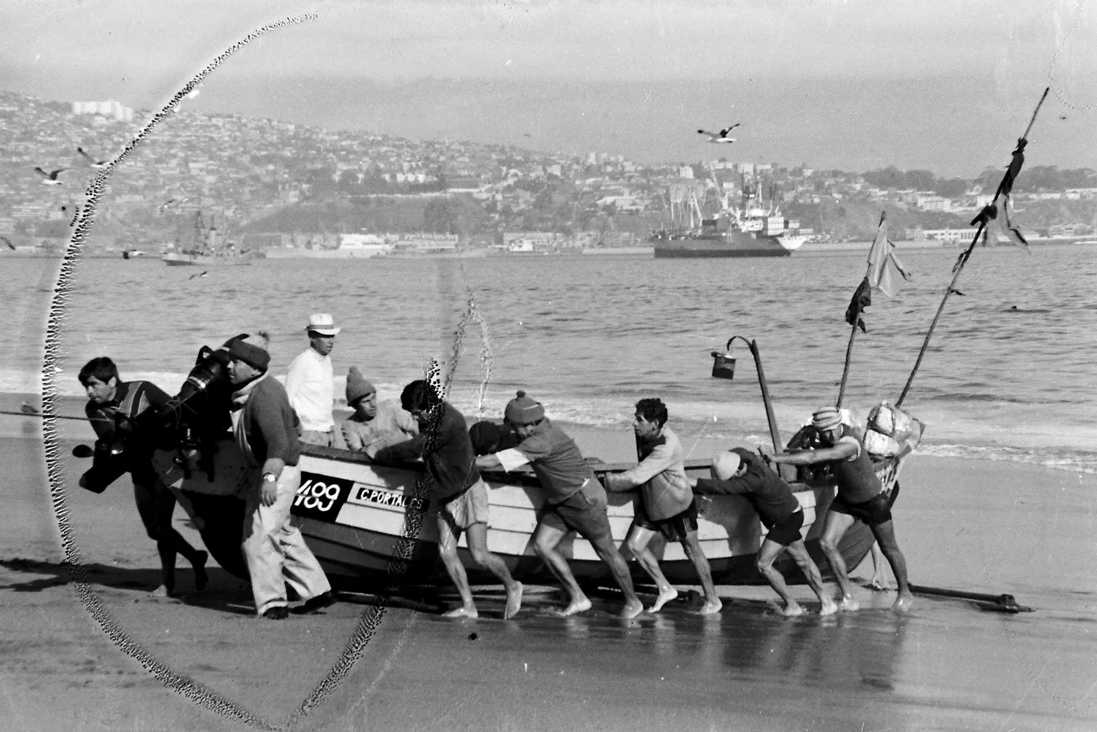 Caleta Portales de Valparaíso, 1980