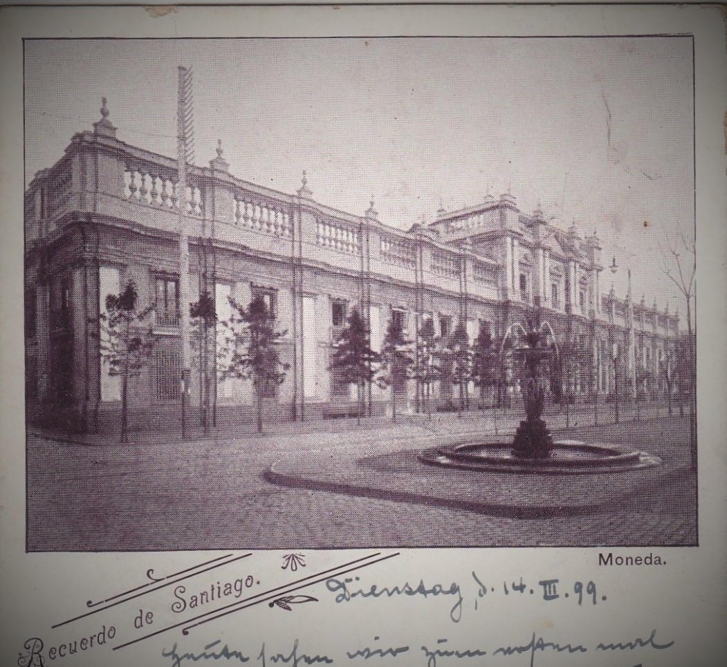 La Moneda en 1899