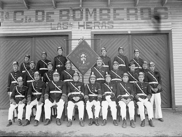 Cuerpo de Bomberos de Río Bueno en 1933