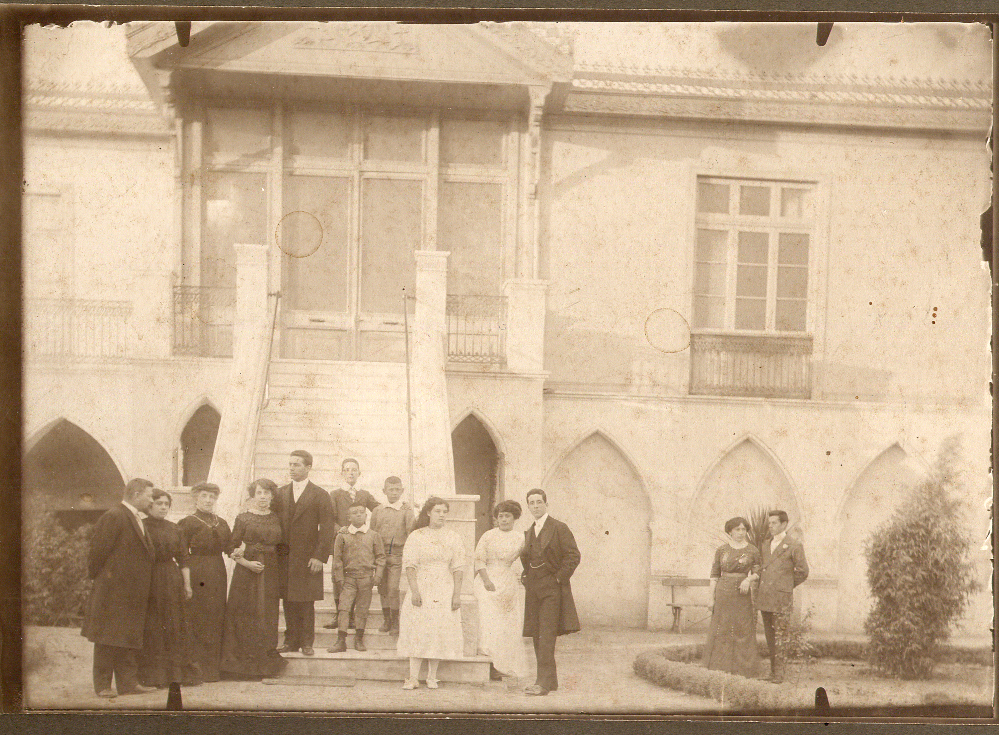 Familia Van De Wyngard en Quinta Normal, 1911