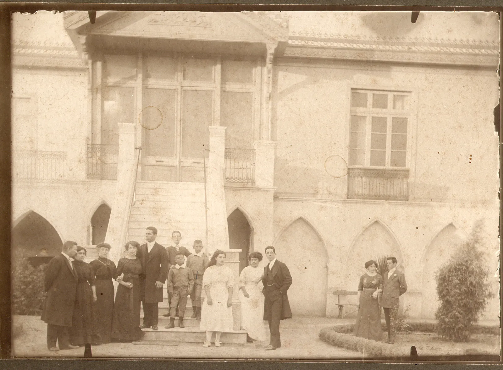 Familia Van De Wyngard en Quinta Normal, 1911