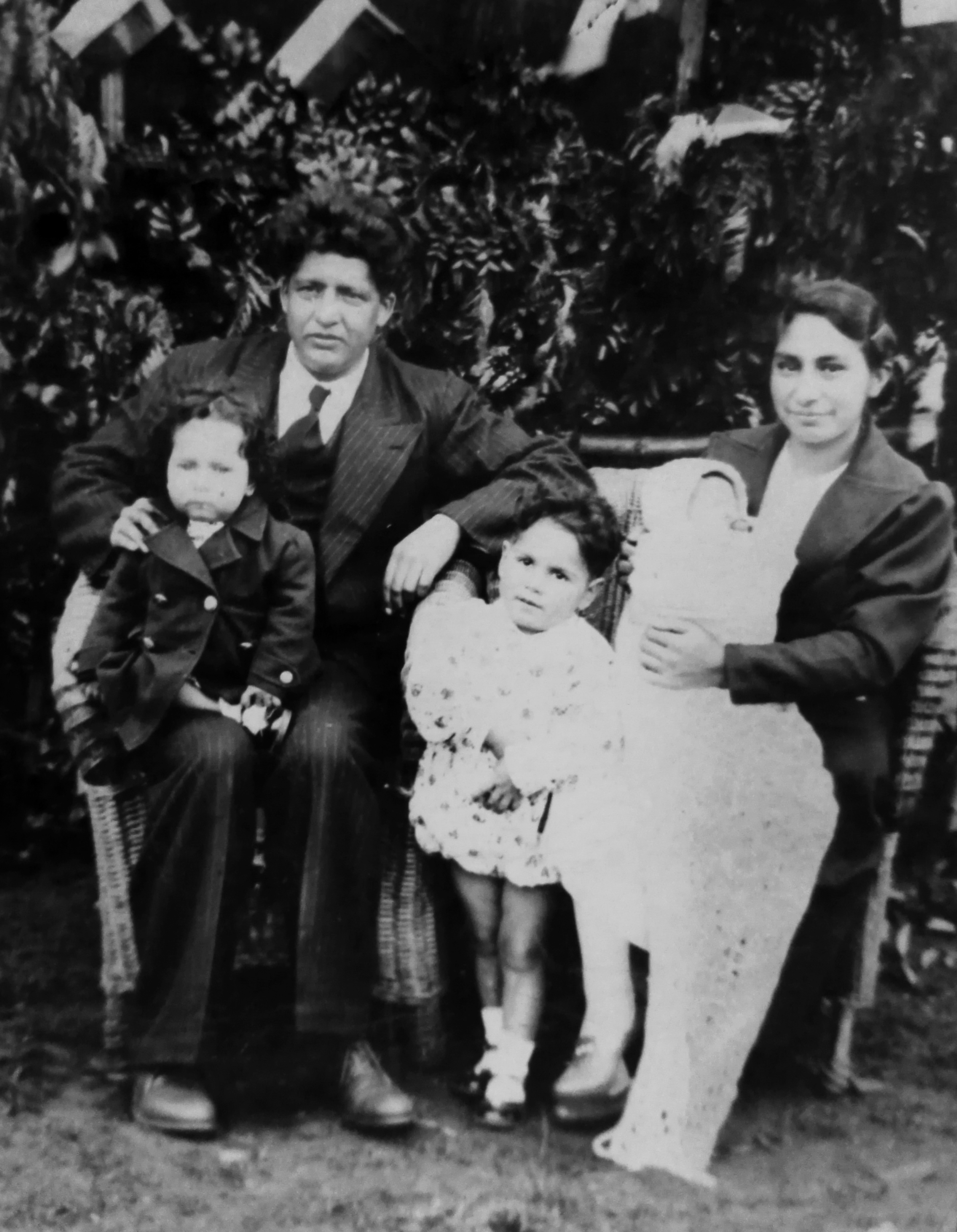 Familia Mercado Tapia, Temuco, 1942