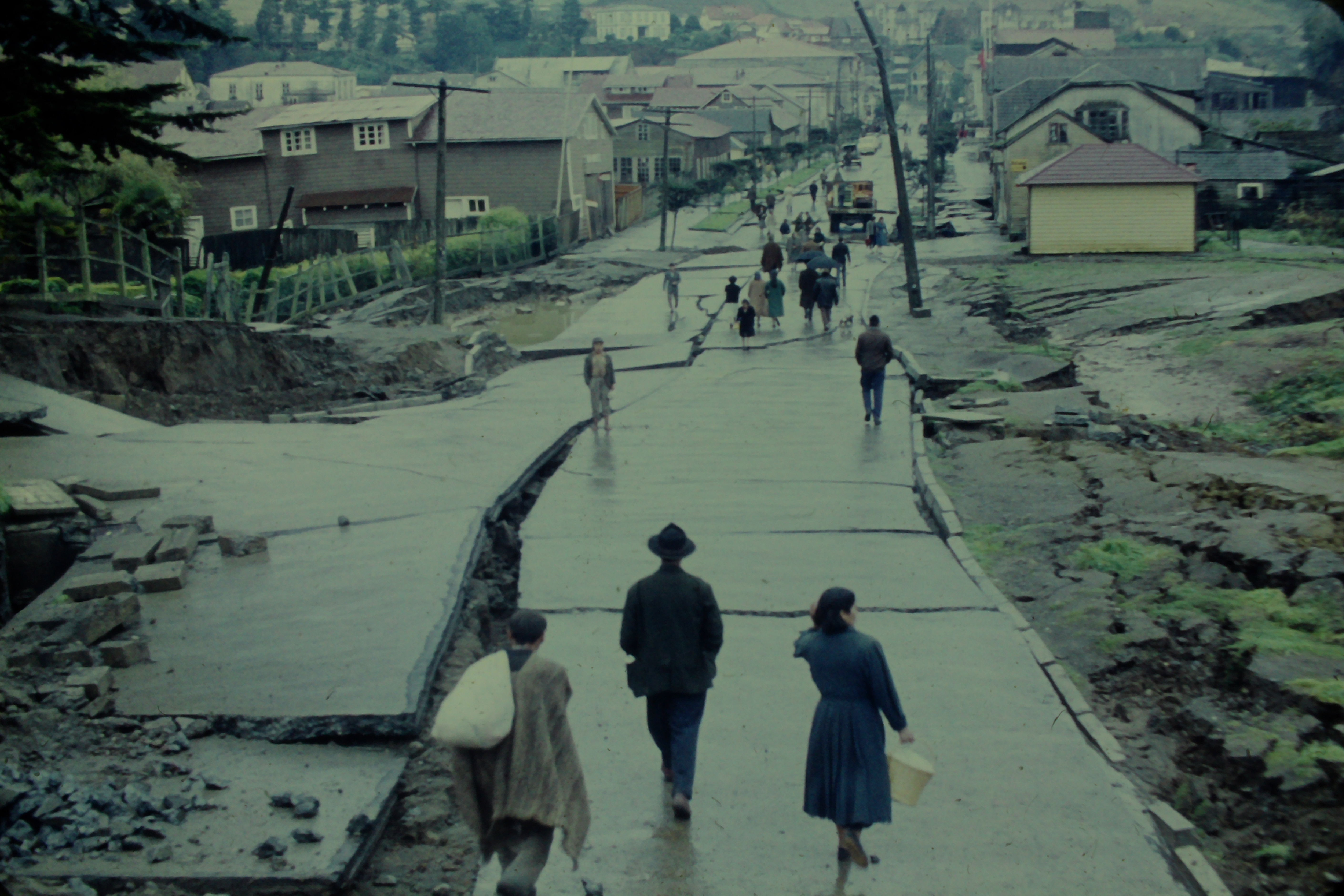Puerto Varas tras el terremoto de 1960