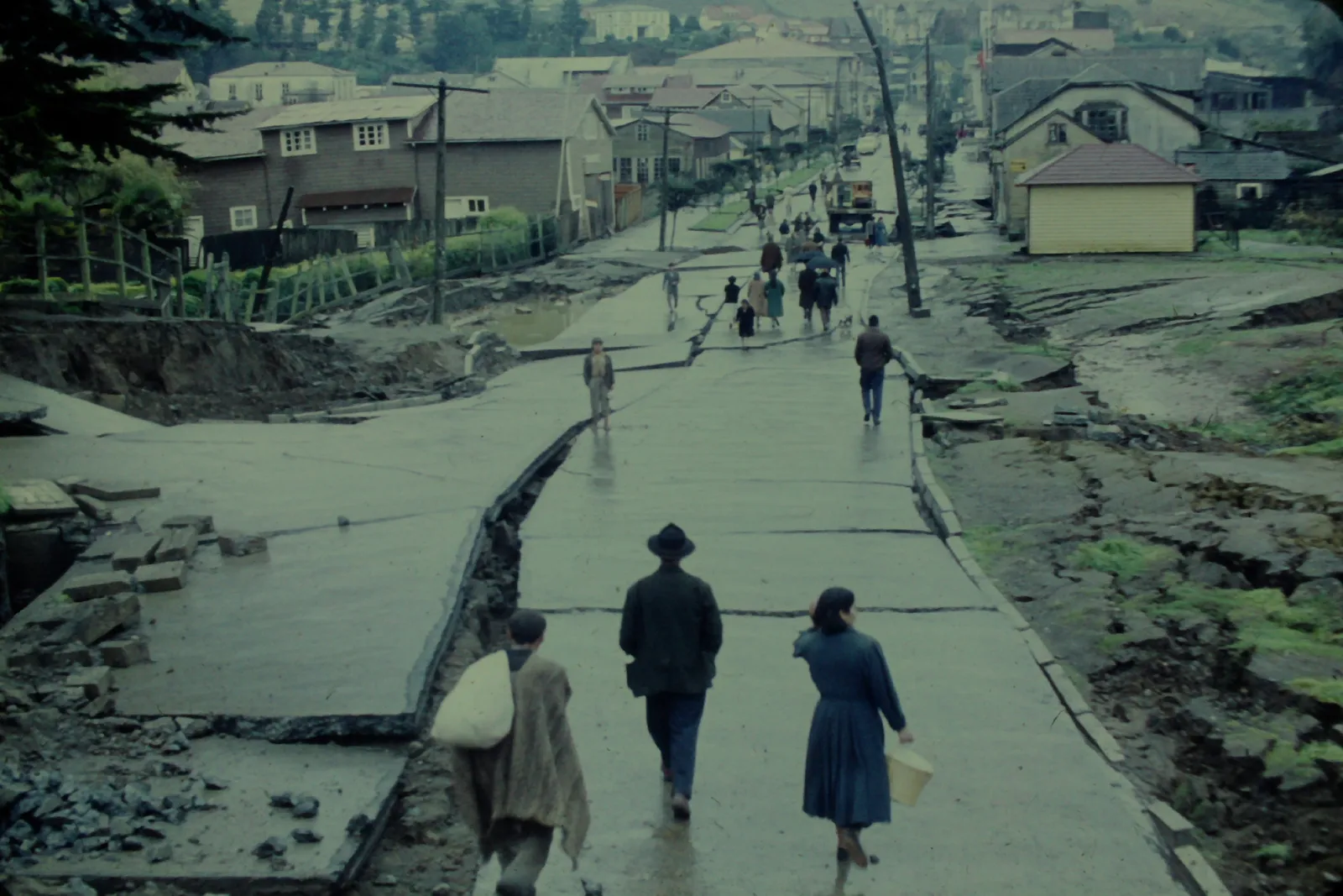 Puerto Varas tras el terremoto de 1960
