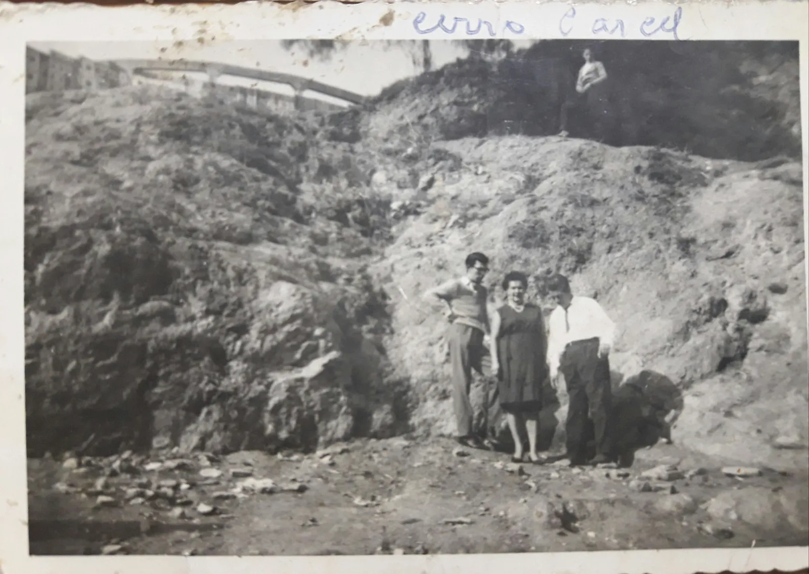 Vista de estanque Cerro Cárcel, 1960
