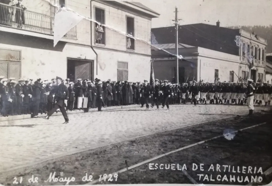 Desfile 21 de Mayo Talcahuano, 1929
