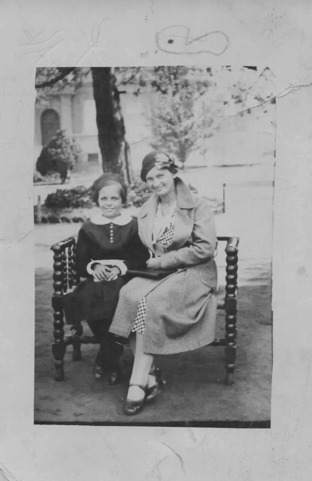 Pié Cerro Santa Lucía Santiago, 1933