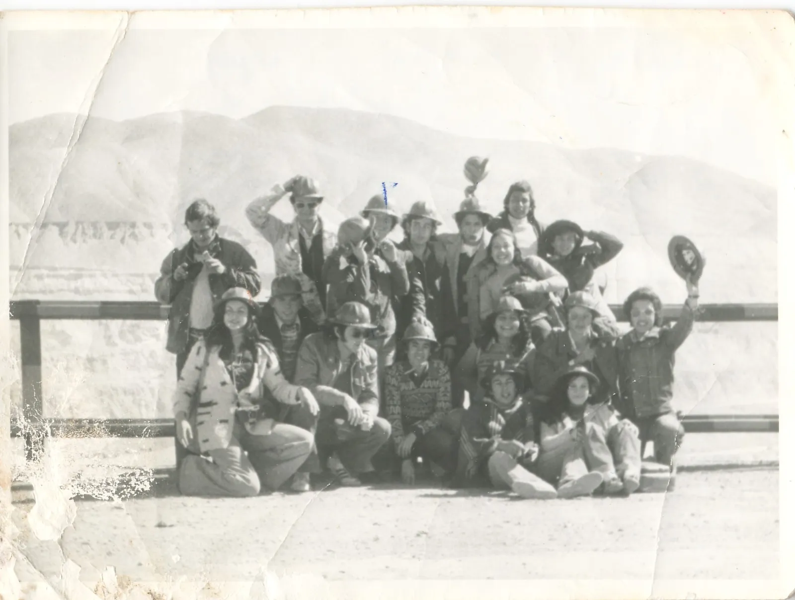 Viaje de estudios en Chuquicamata en 1975