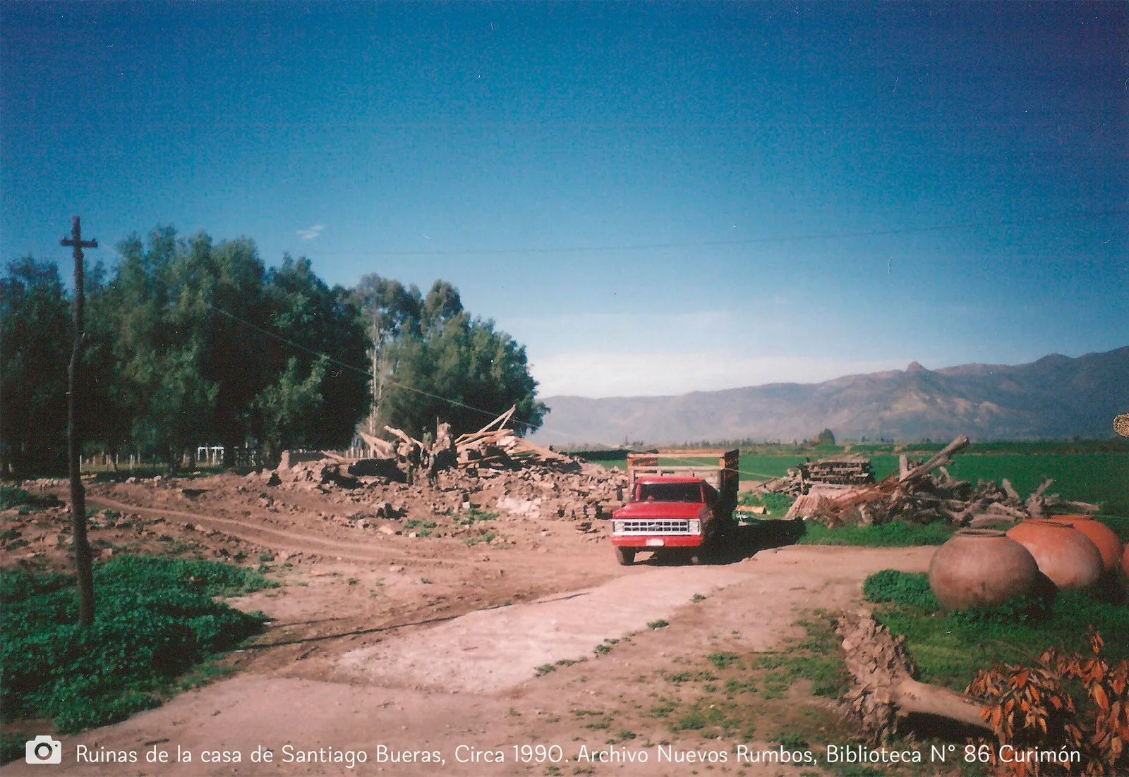 Desmantelación de la Casa de Santiago Bueras, 1990