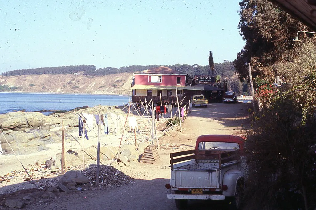 Caleta Horcón en 1982