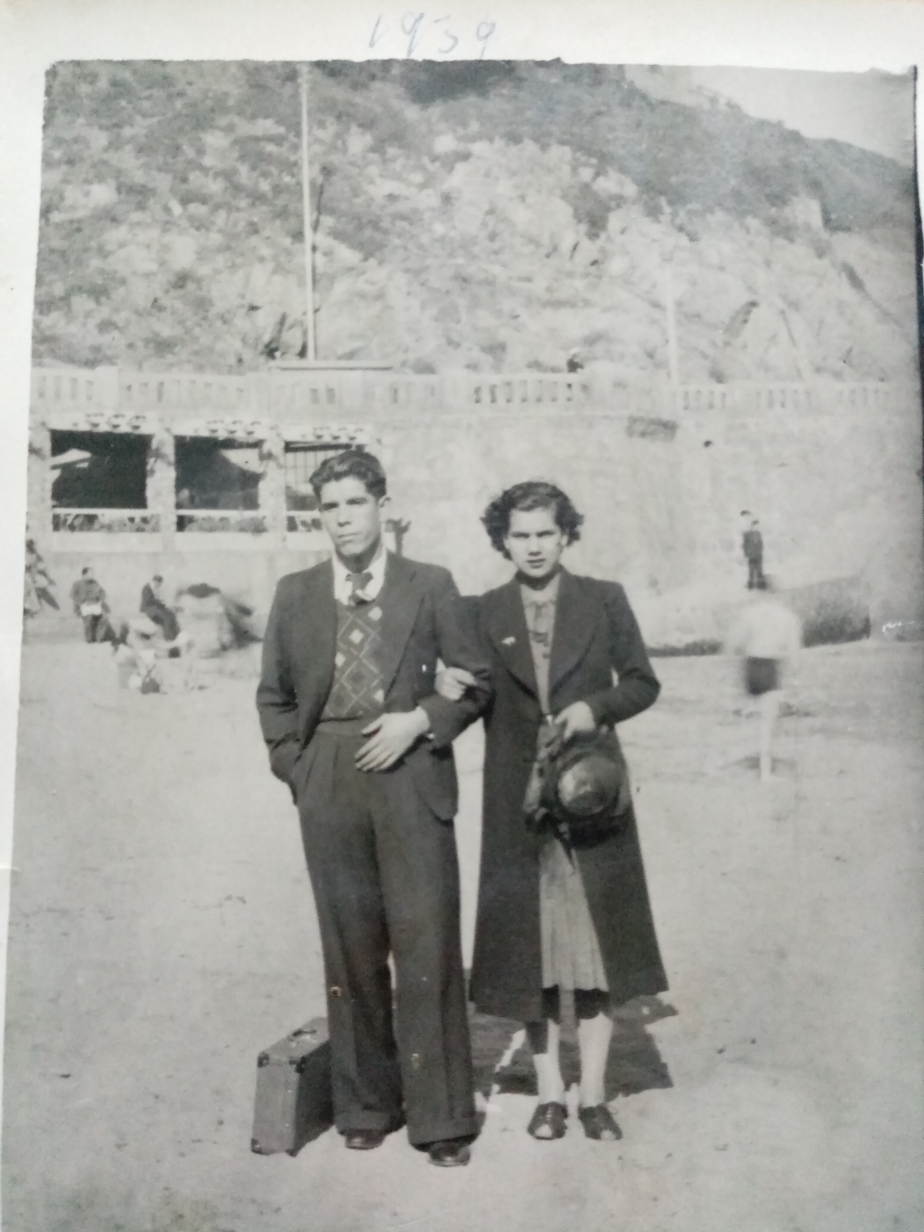 Visitantes Playa Las Torpederas, 1939