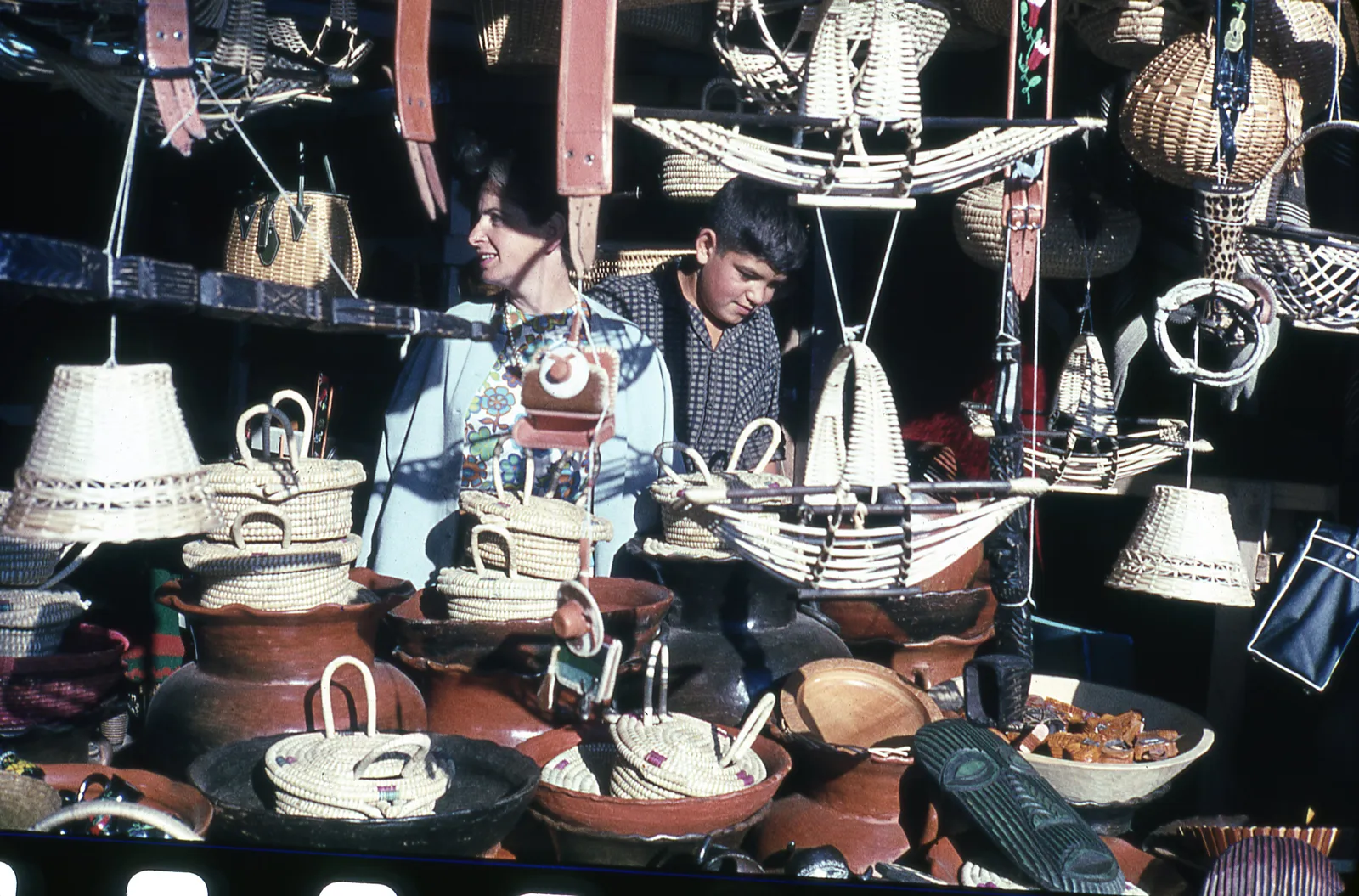 Visita familiar a Paine, 1970