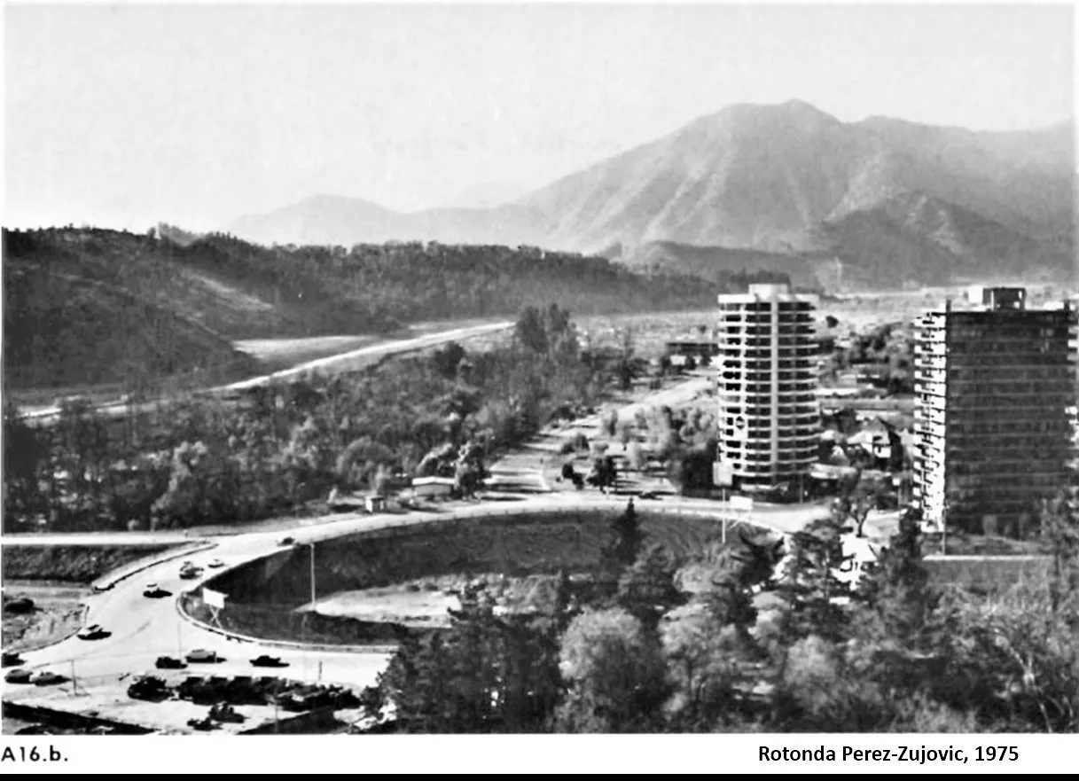 Rotonda Perez-Zujovic (Vitacura), 1975