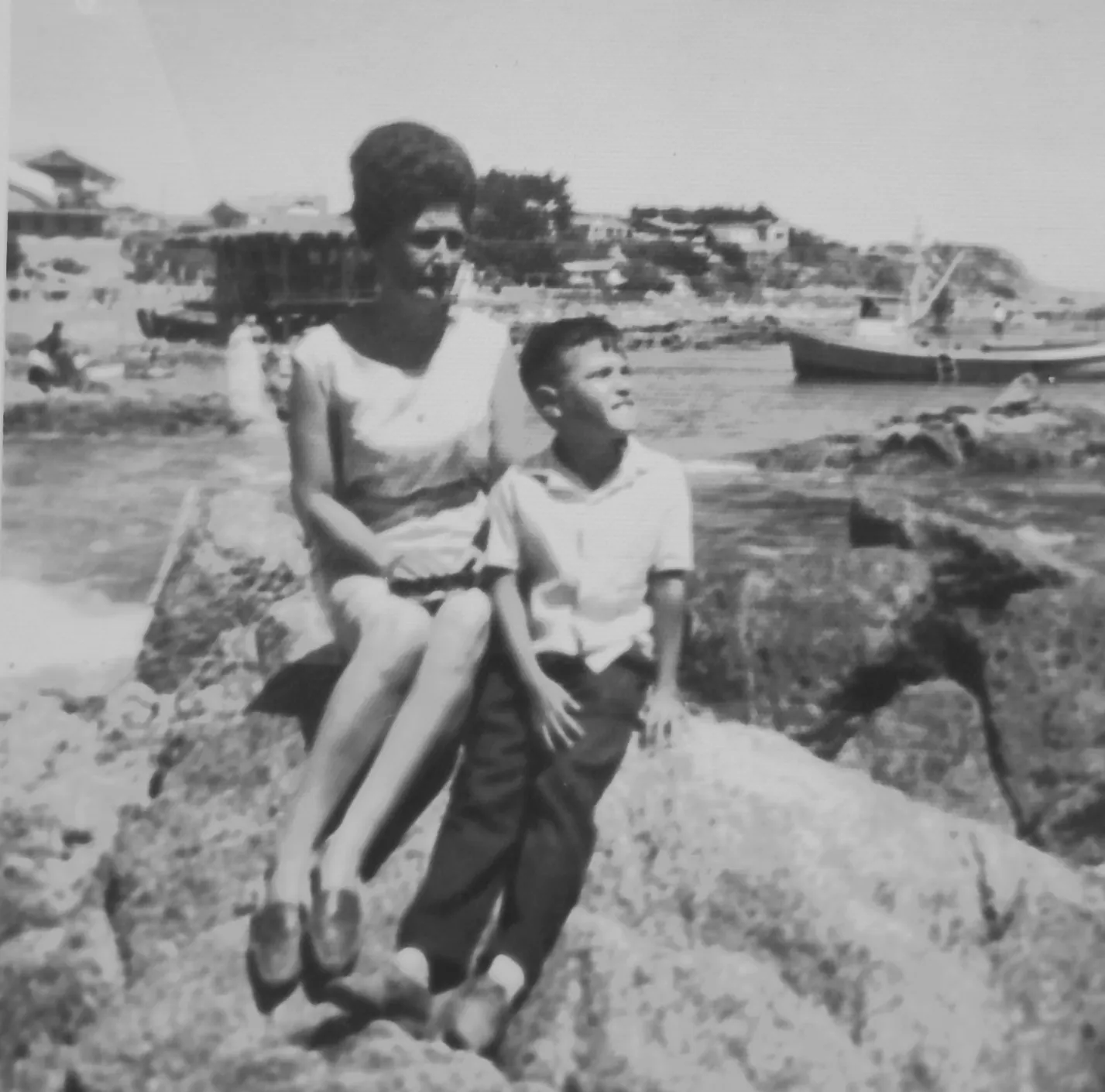 Verano playa El Quisco, 1972