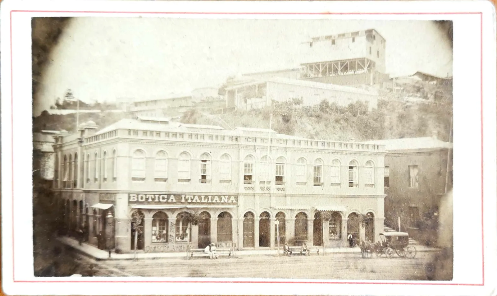 Plaza Echaurren de Valparaíso 1890