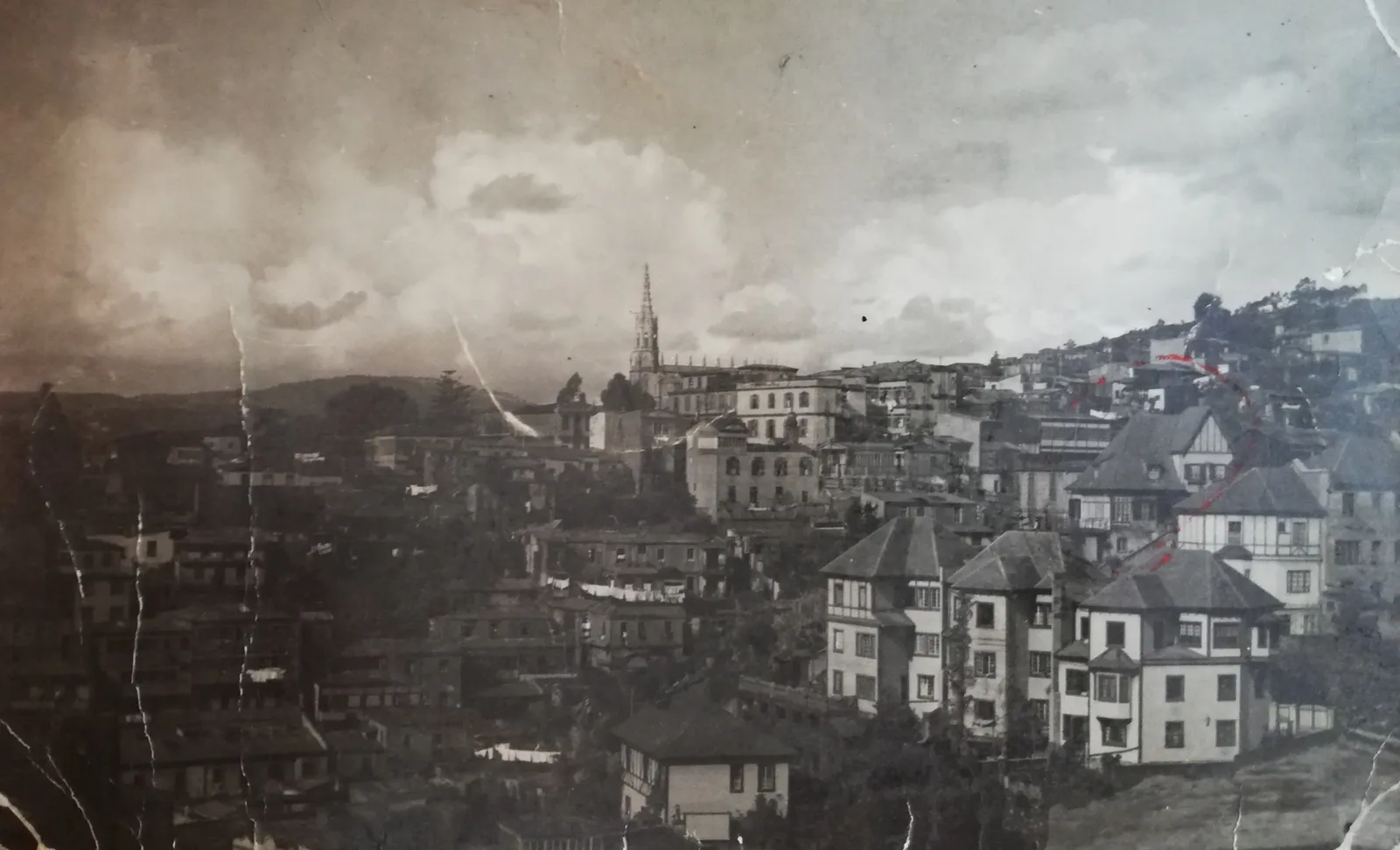 Cerro San Juan de Dios y Bellavista, Valparaíso, 1930