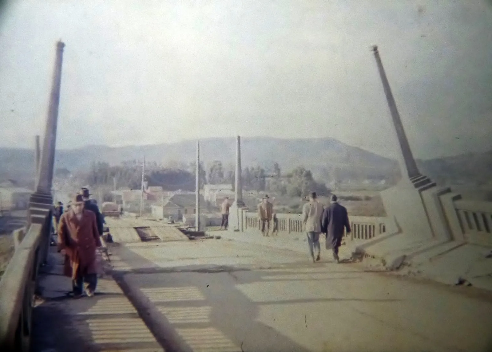 Valdivia post terremoto, 1960