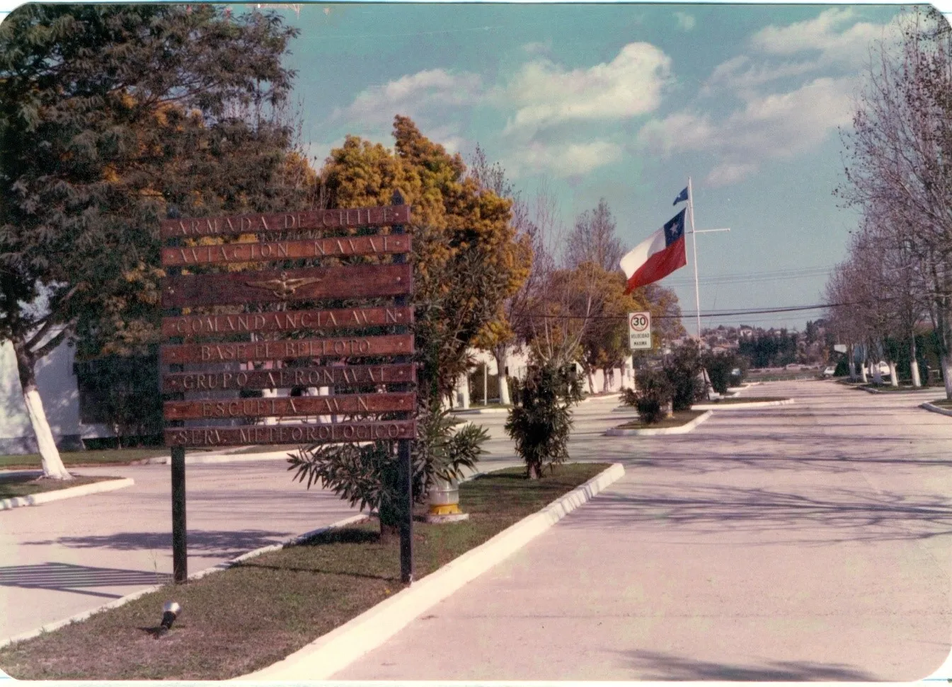 Base Aernaval "El Belloto", Quilpué, 1986