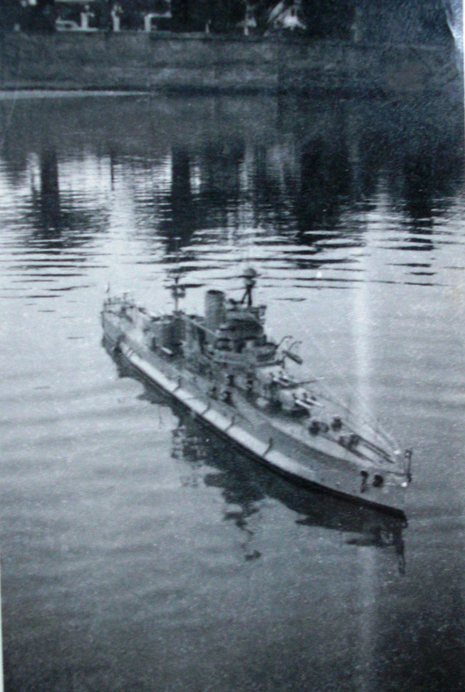 Acorazado "Latorre", Modelo a escala, 1931