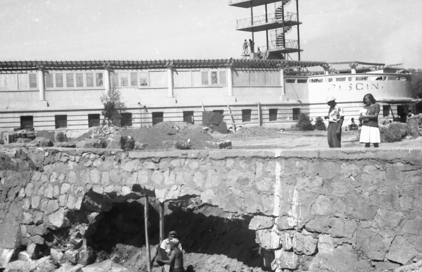 Piscina de la Población Vergara, Viña del Mar, 1965