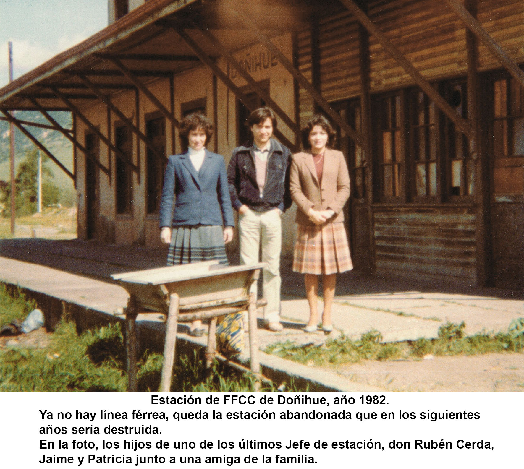 Estación de Ferrocarriles de Doñihue, 1982