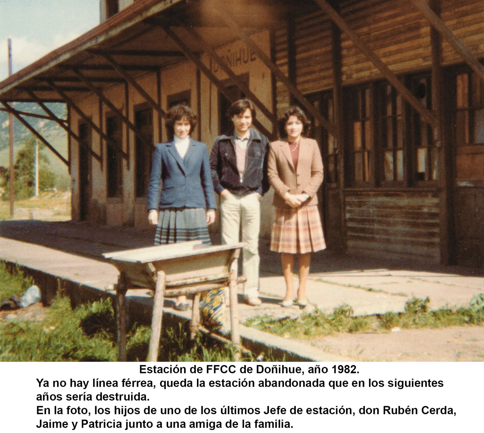 Estación de Ferrocarriles de Doñihue, 1982
