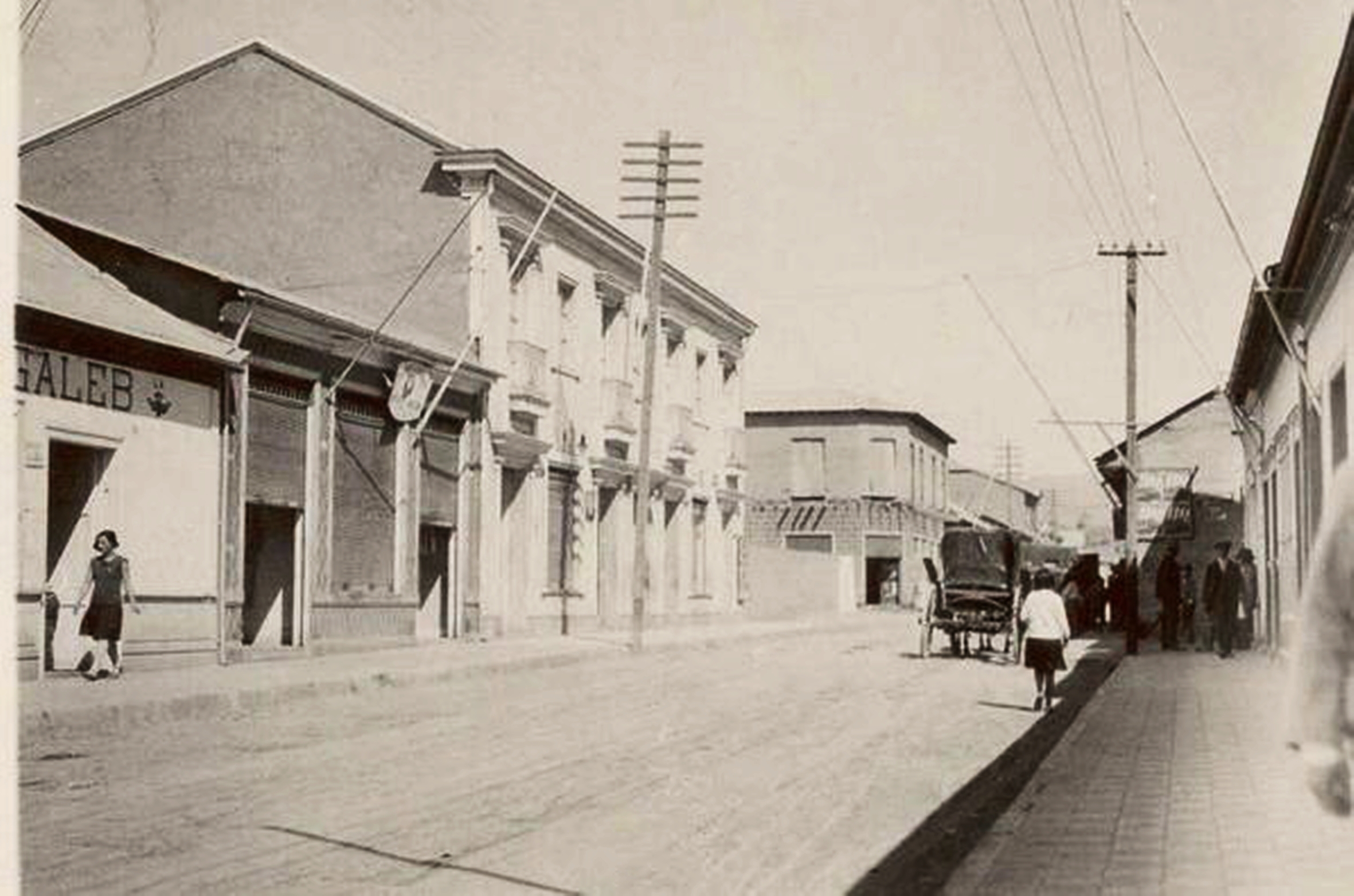 Vallenar Calle A. Prat, 1949
