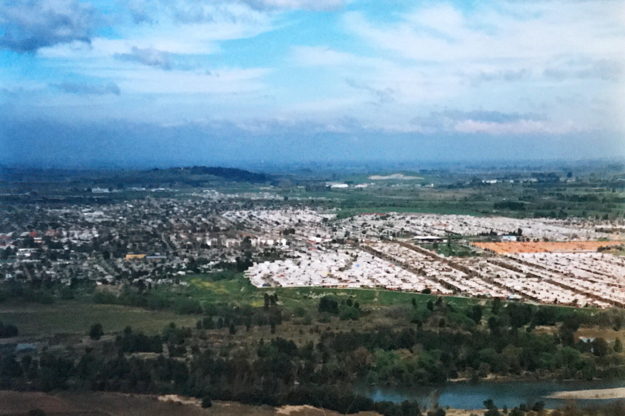 Talca desde el cerro La Virgen
