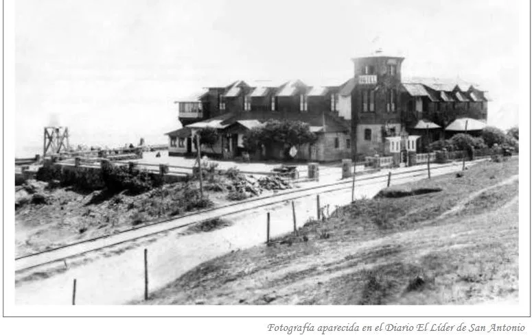 Hotel Las Cruces (hoy centro de recreación Fonasa), 1912