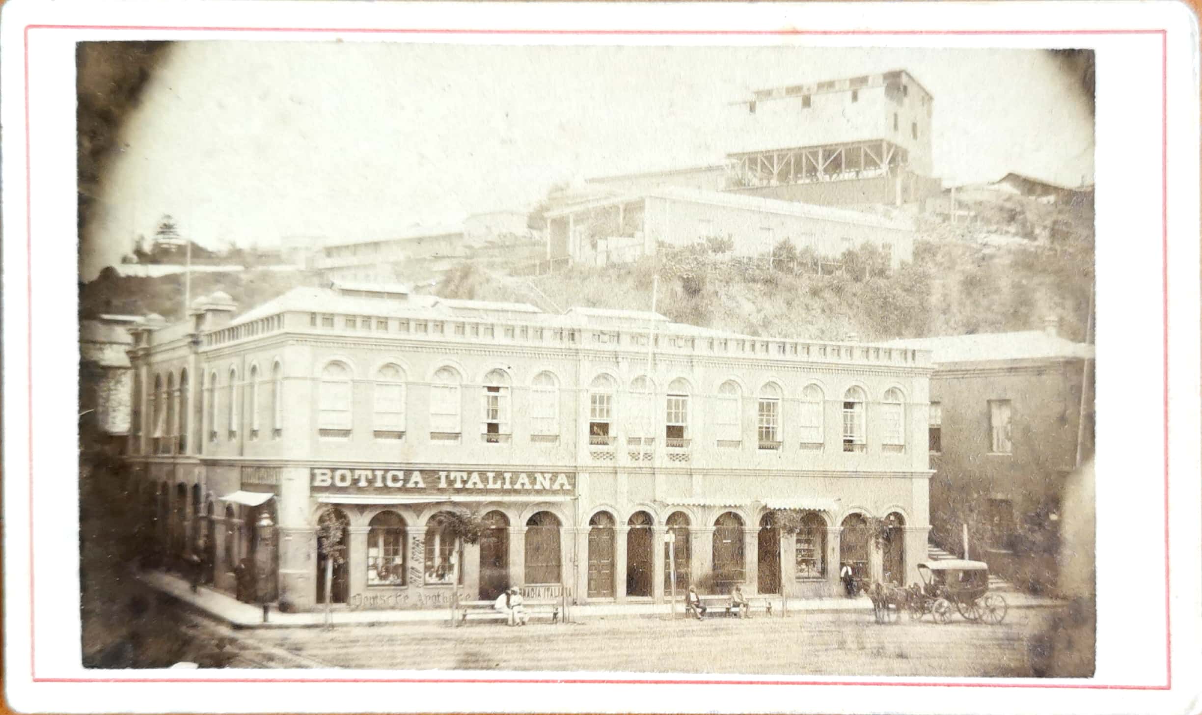 Plaza Echaurren de Valparaíso, 1890