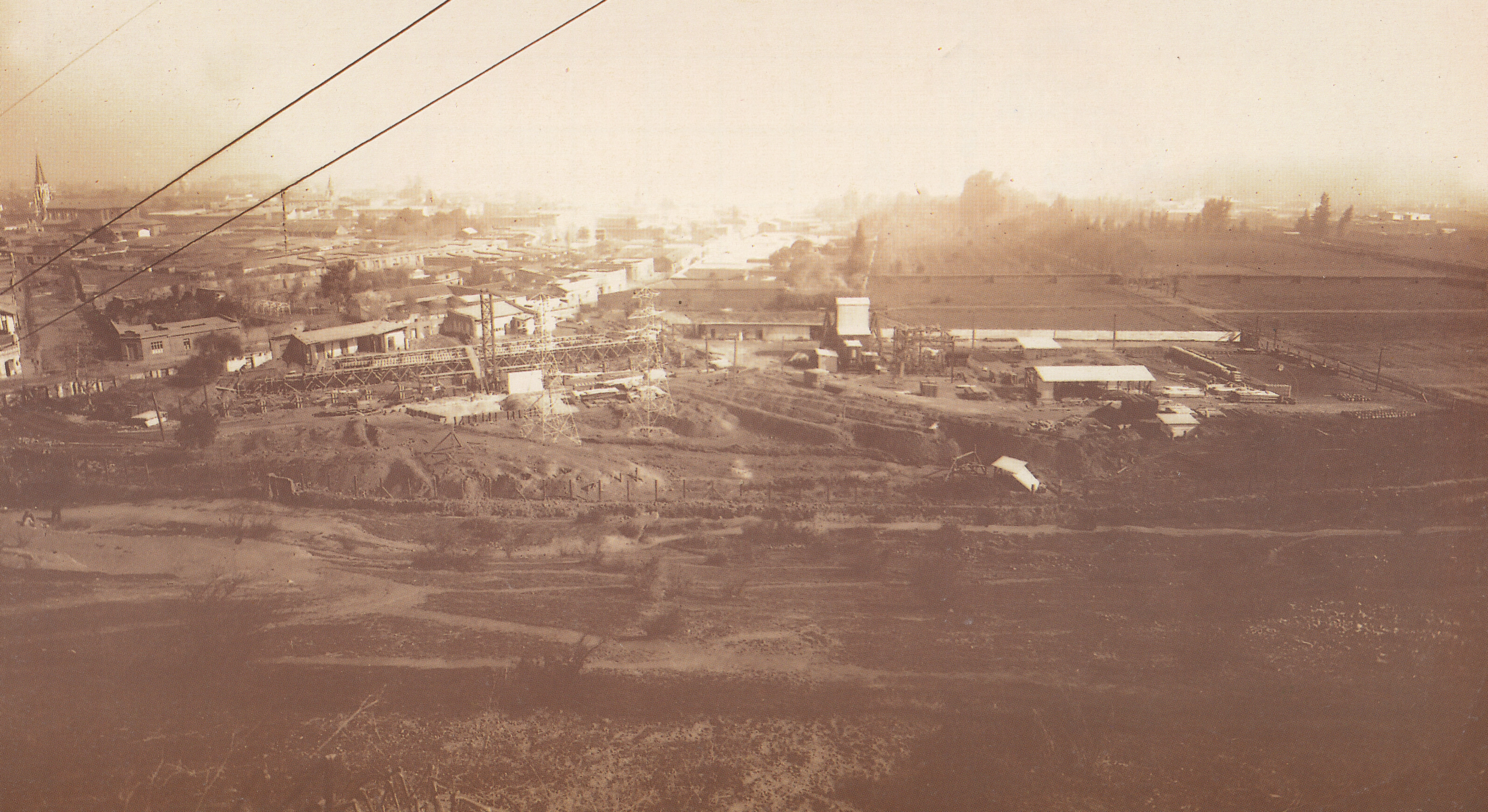 Subestación San Cristóbal en 1922