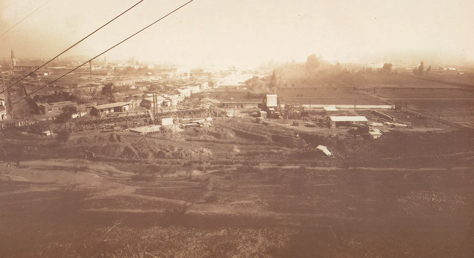 Subestación San Cristóbal en 1922