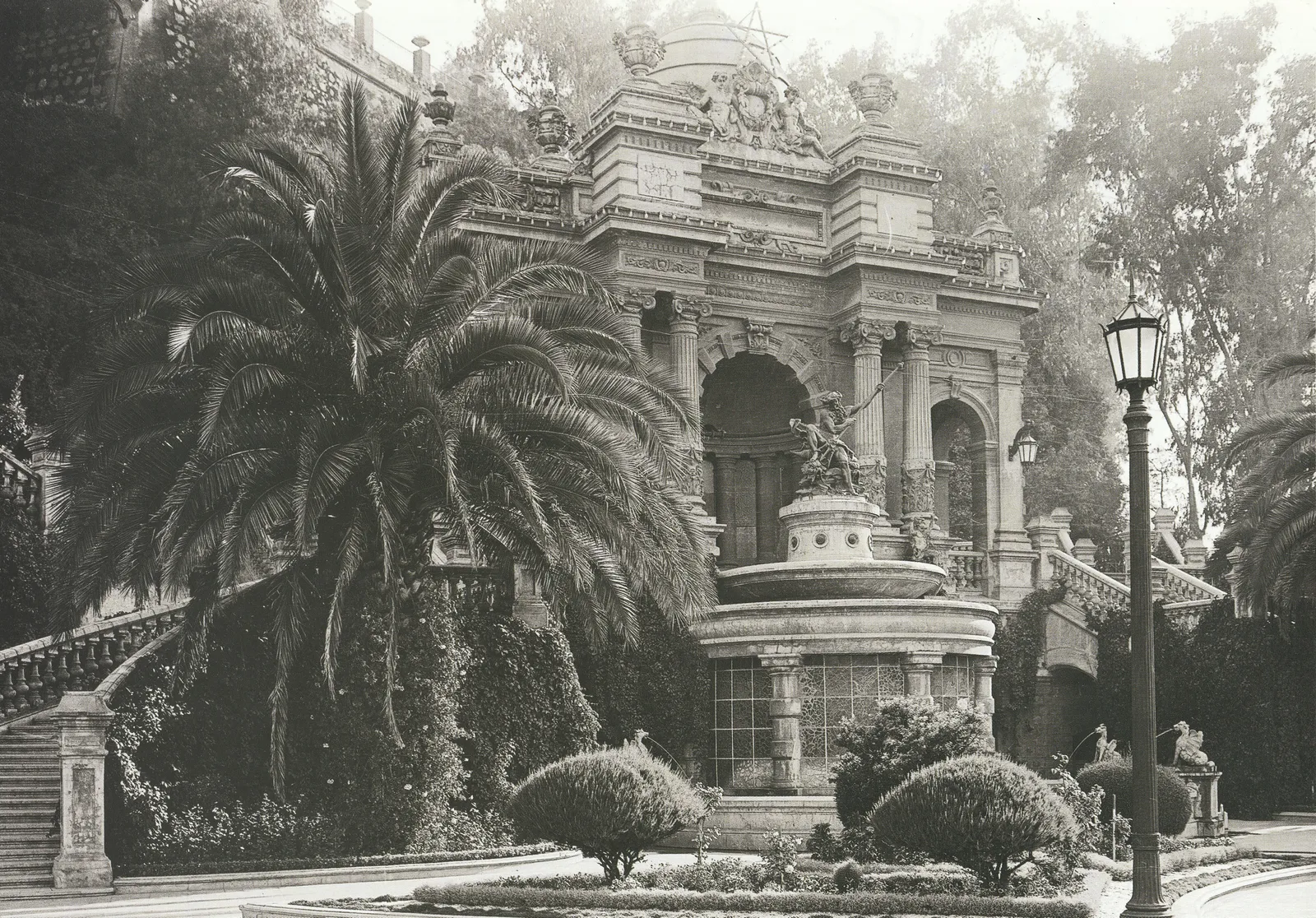Cerro Santa Lucía en 1928