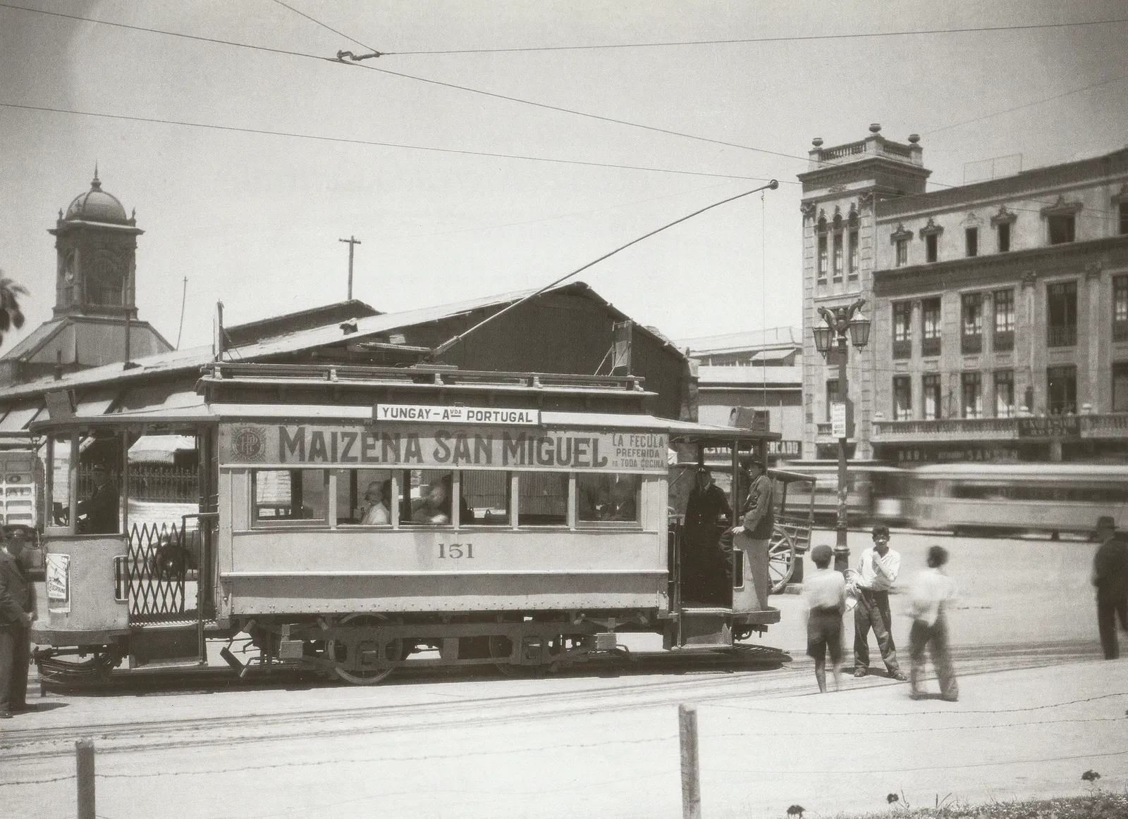 Plaza Mapocho en 1935