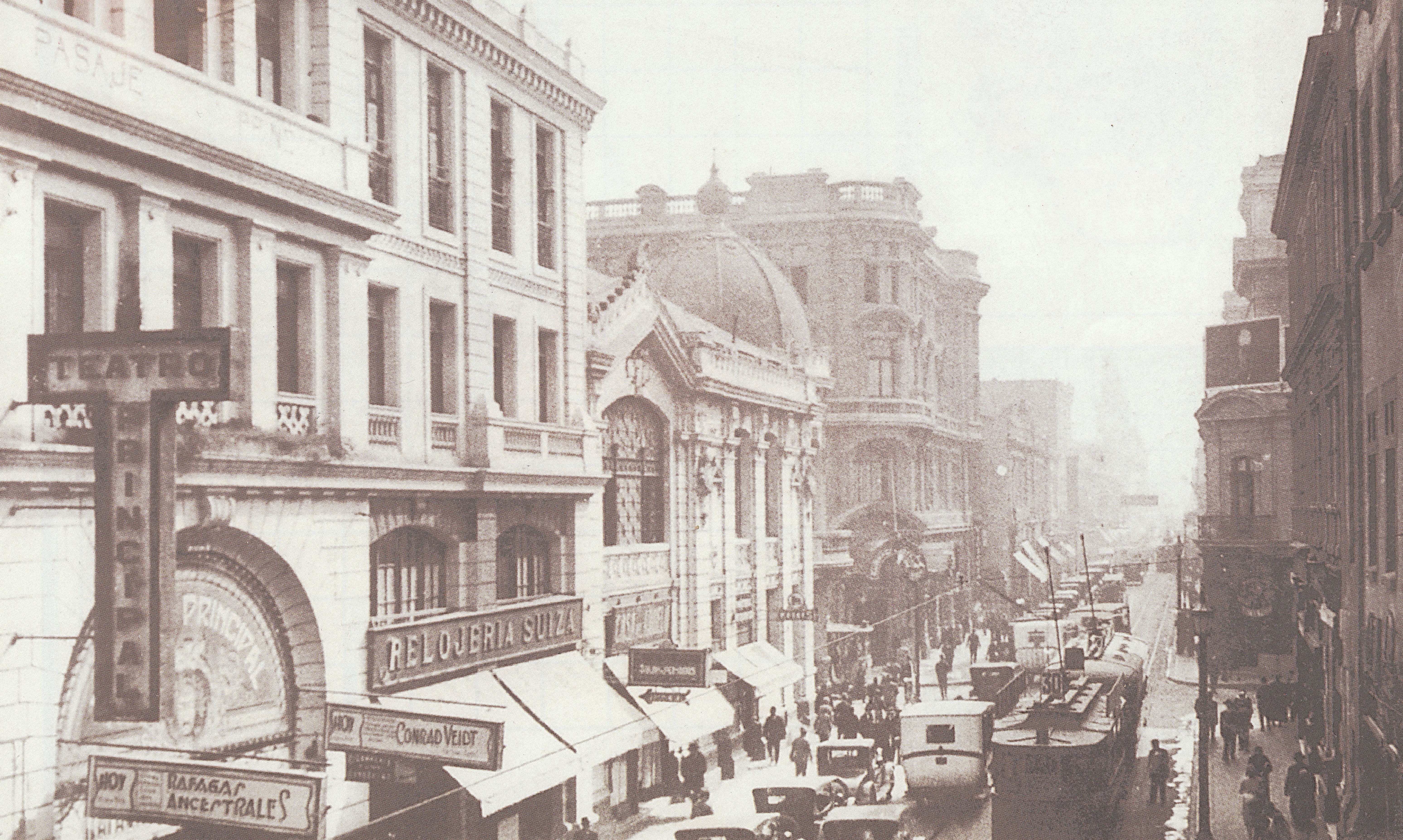 Ahumada y Agustinas en la década de 1920