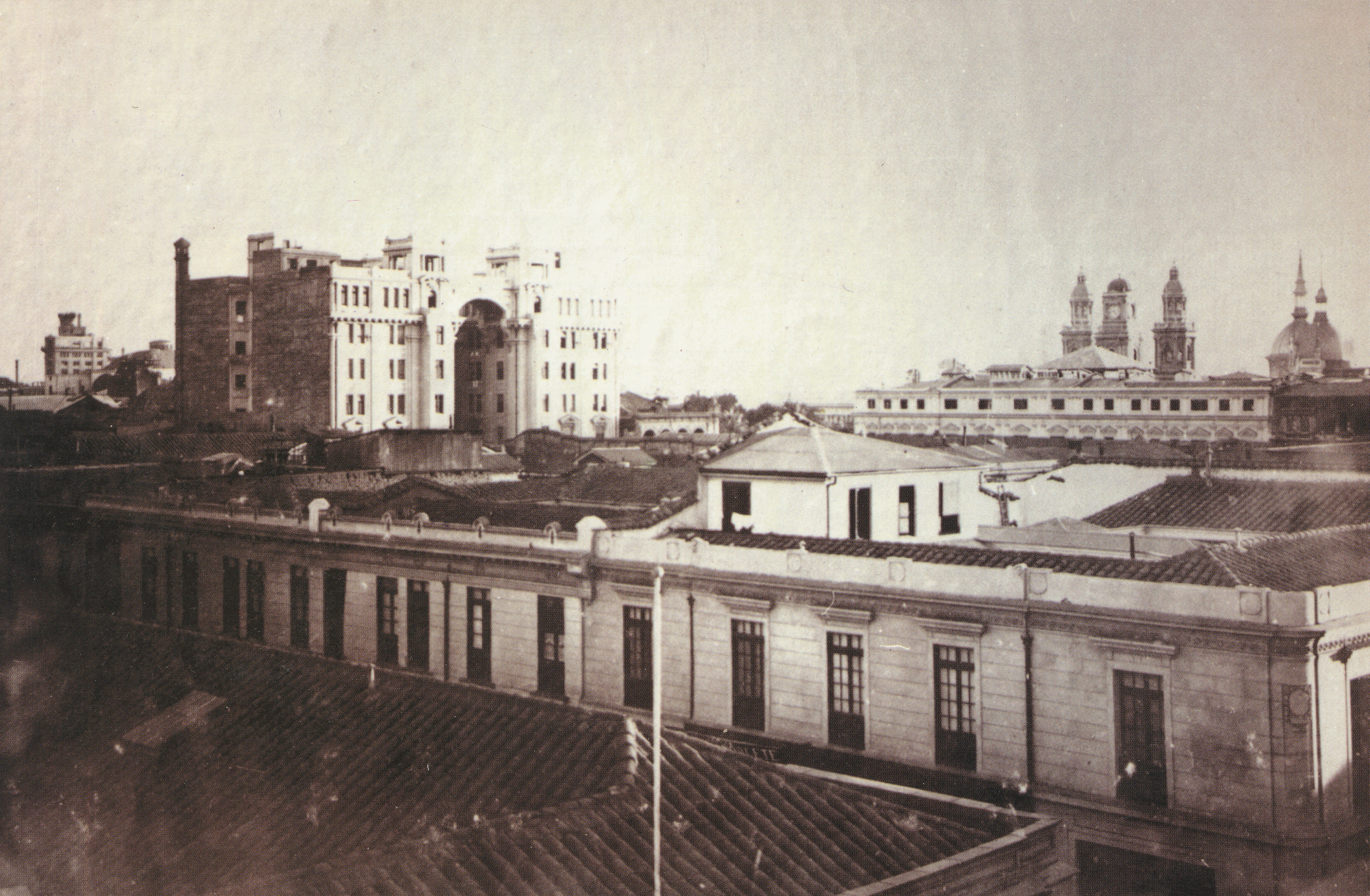 Centro de Santiago en 1928