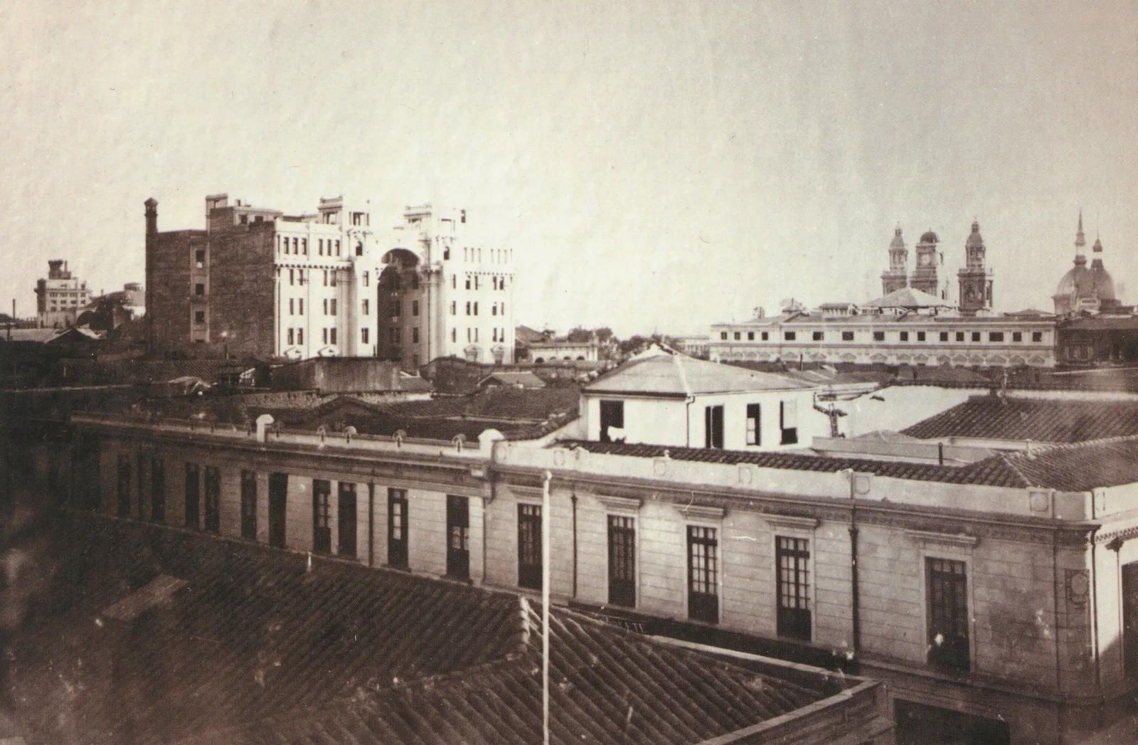 Centro de Santiago en 1928