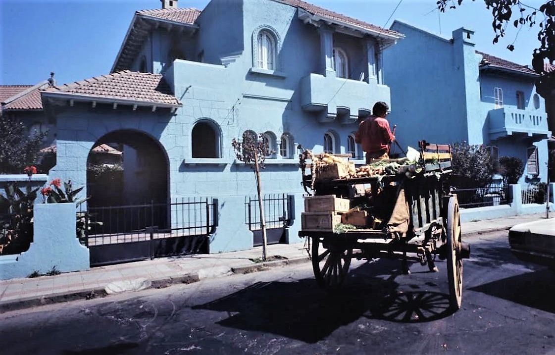 Calle Cirujano Guzmán, Providencia en 1971.