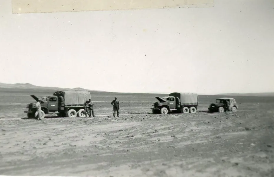 Al este de la estación Augusta Victoria, 1952