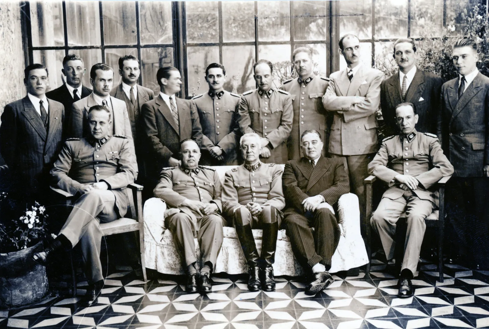 Celebración día de la artillería Santa Bárbara, 1948