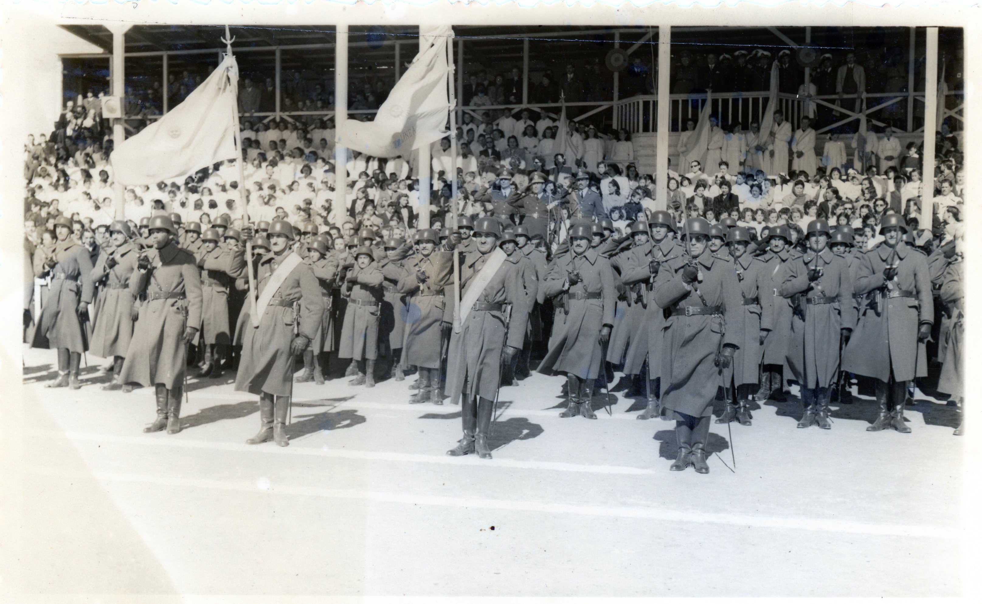 Delegación de oficiales de la VDE, 1947