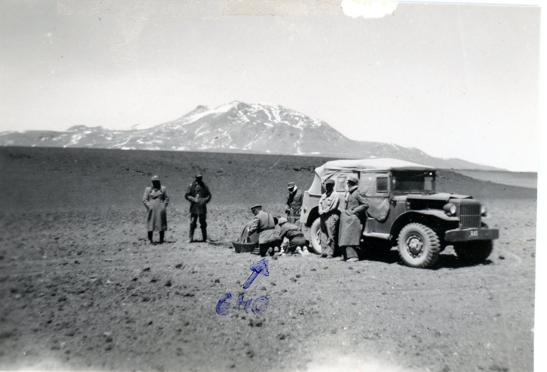 En la puna, cerca del paso del cajón, 1952